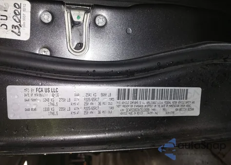 2017 Dodge Journey Sxt Awd z USA, uszkodzony, nr VIN 3C4PDDBG3HT512659